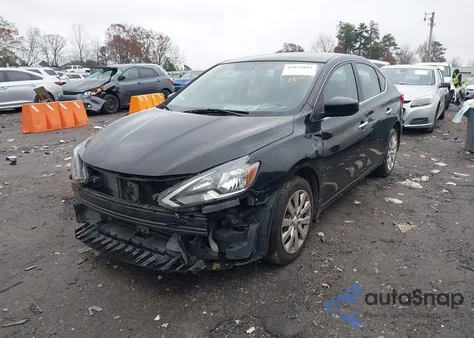 2016 Nissan Sentra S z USA, uszkodzony, nr VIN 3N1AB7AP7GY306960